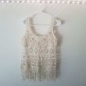 Crochet Fringe Top